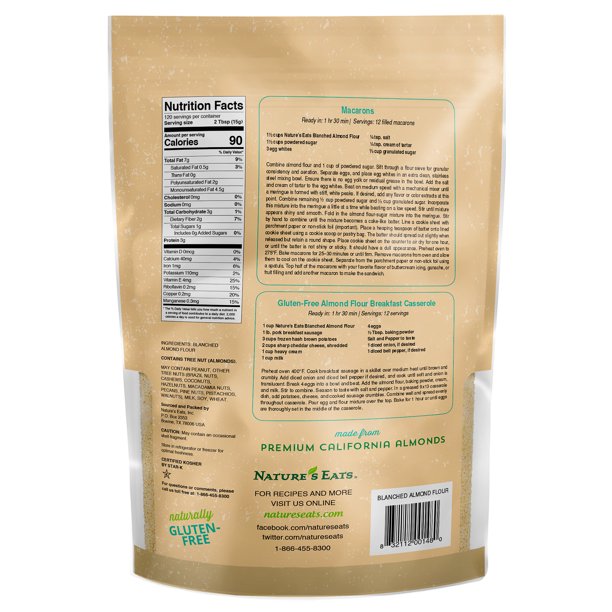 Nature's Eats Blanched Almond Flour, 4 Lb