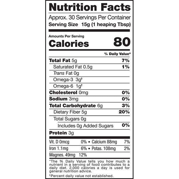 Sunfood Superfoods Organic Chia Seed Powder, 1.0 Lb
