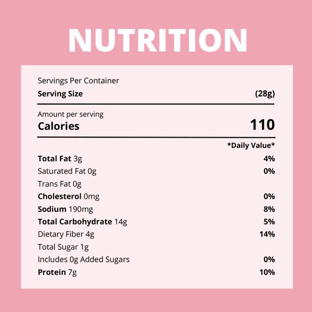 Kibo Himalayan Salt Chickpea Chips - Gluten Free and Plant-Based, Non-GMO, Kosher + Vegan. 1 oz. 12 Pack