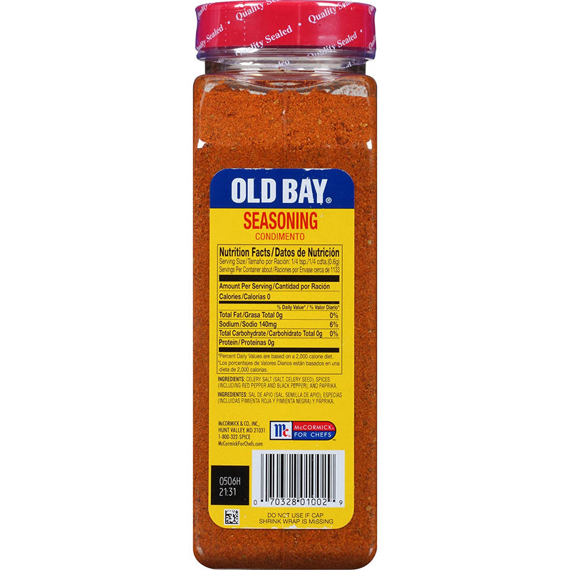OLD BAY Seasoning, 24 oz - One 24 Ounce Container of Old Bay All-Purpose Seasoning with Unique Blend of 18 Spices and Herbs