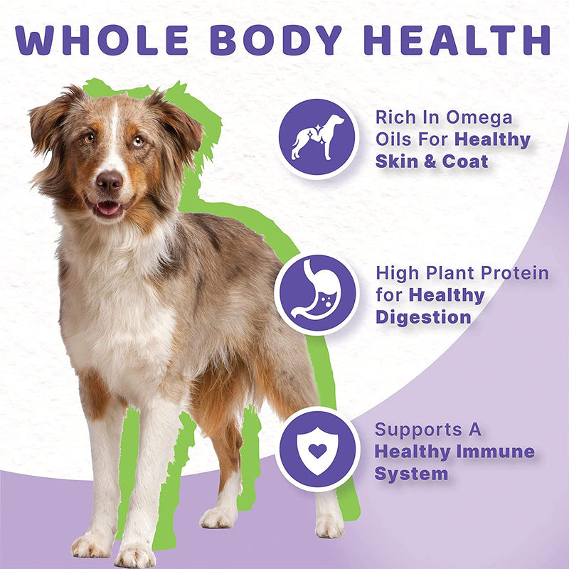 Halo Vegan Dog Food, Dry Dog Food, Plant-Based, Adult Dog Food 4lb