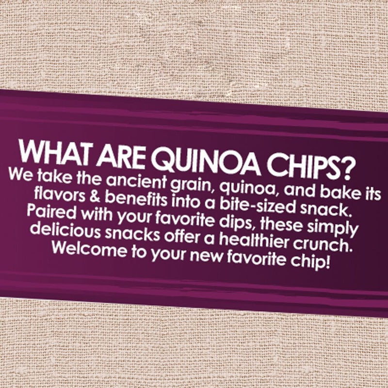 Simply 7 Quinoa Chips, Vegan Snacks, Non-GMO, Kosher, Vegetarian, Plant-Based, Nut & Cholesterol & Gluten Free, BBQ, 19.2 Oz, Pack of 24