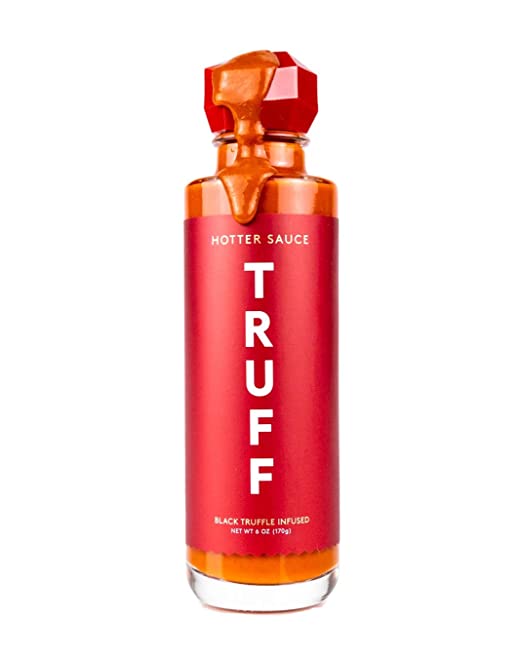 TRUFF Hotter Black Truffle Hot Sauce, Gourmet Hot Sauce with Jalapeño, Red Chili Peppers with More Heat, Black Truffle Oil, Organic Agave Nectar, Hotter Flavor Experience in a Bottle, 6 oz.