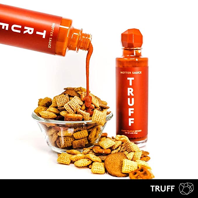 TRUFF Hotter Black Truffle Hot Sauce, Gourmet Hot Sauce with Jalapeño, Red Chili Peppers with More Heat, Black Truffle Oil, Organic Agave Nectar, Hotter Flavor Experience in a Bottle, 6 oz.