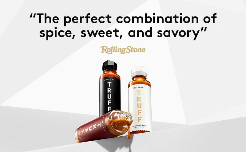 TRUFF Hotter Black Truffle Hot Sauce, Gourmet Hot Sauce with Jalapeño, Red Chili Peppers with More Heat, Black Truffle Oil, Organic Agave Nectar, Hotter Flavor Experience in a Bottle, 6 oz.