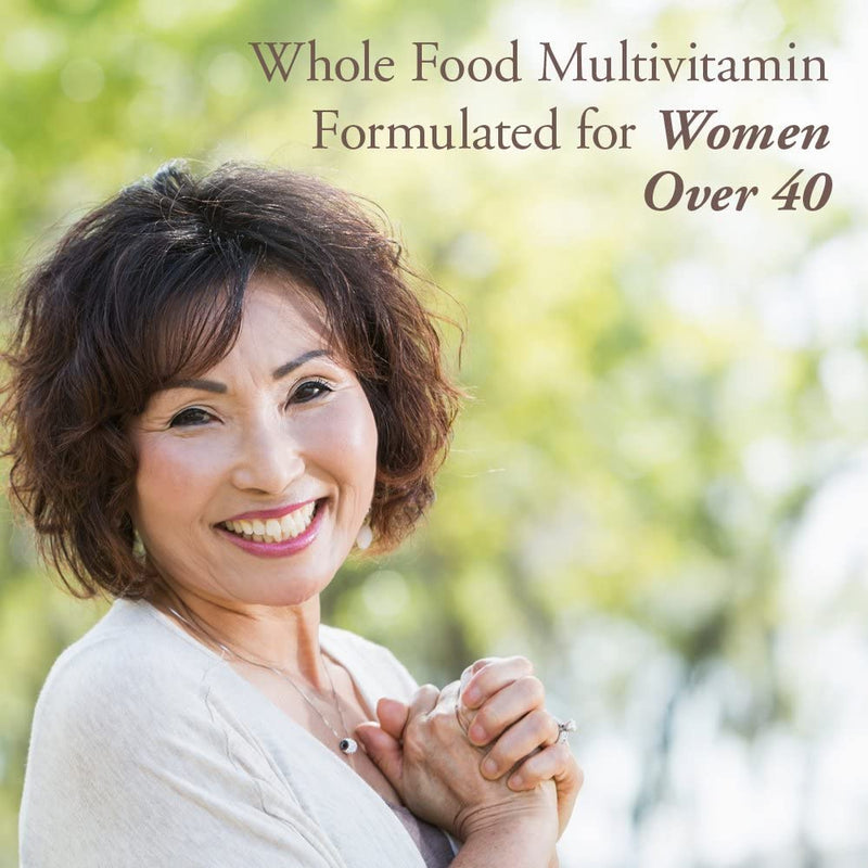 Garden of Life mykind Organics Vitamins for Women 40+, Womens Multi 40+, Vegan Over 40, Hormone & Breast Health Support Blend, Whole Food Womens Multivitamin, 60 Tablets